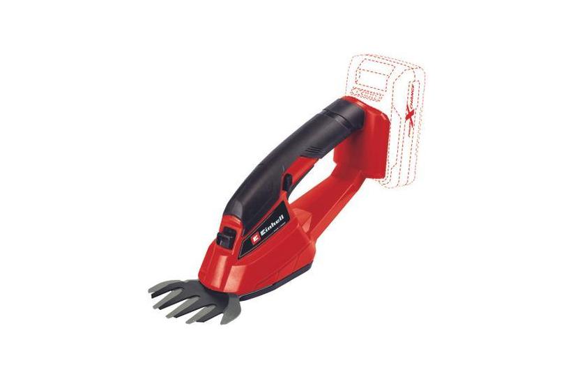 Einhell GE-CG 18/1 Li-Solo batteridreven gr&aelig;ssaks 10 cm 18 V Lithium Sort, R&oslash;d