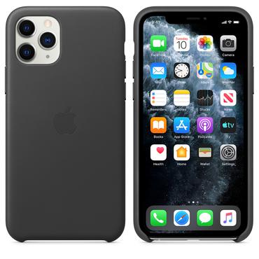 Apple iPhone 11 Pro Leather Case Black