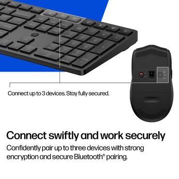 HP Multi-Device Dual-Mode Mouse and Keyboard Combo 495C