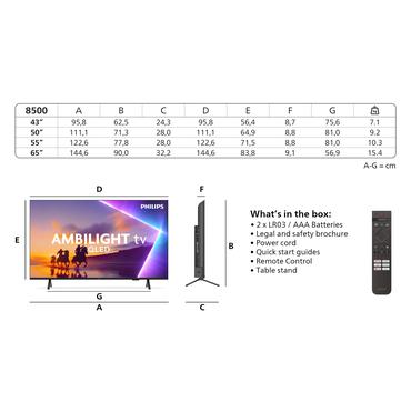 Philips 55PUS8500/12 139cm 55" 4K Ambilight TV