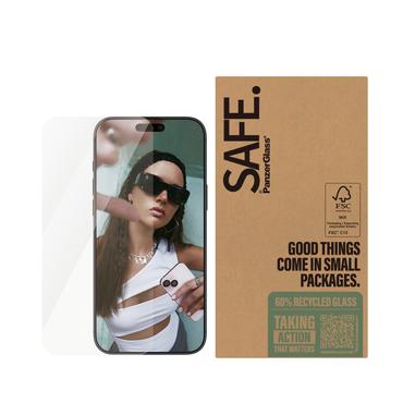 SAFE. by PanzerGlass - sk&auml;rmskydd f&ouml;r mobiltelefon - ultrabred passning