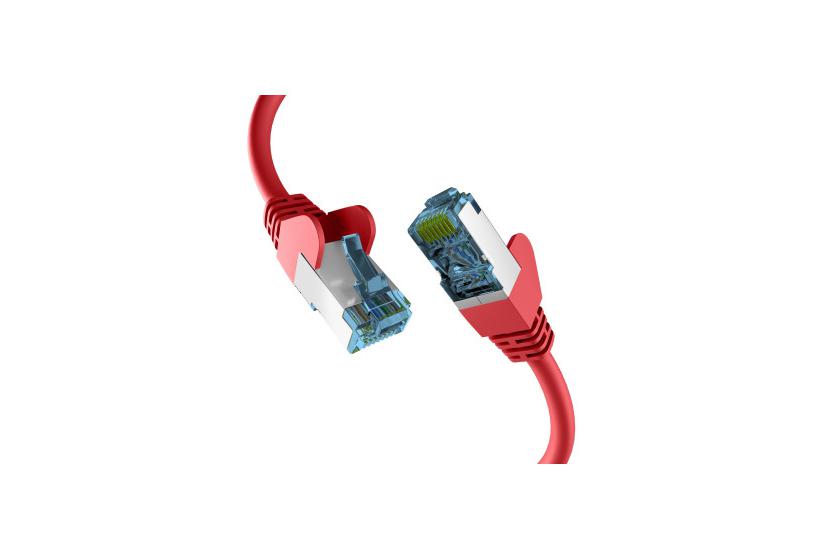 EFB RJ45 PATCHKABEL mit CAT7 ROHKABEL ROT 20m