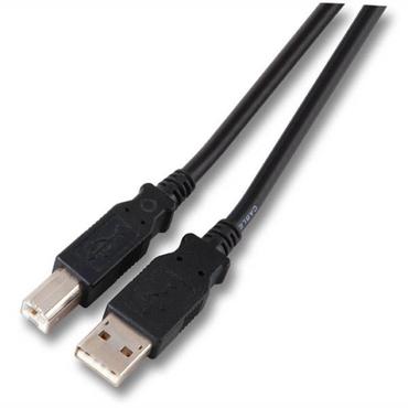 EFB Elektronik 1.8m USB 2.0 A/B USB-kabel 1,8 m USB A USB B Sort