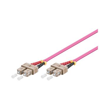 Alcasa 10m SC/SC InfiniBand og fiberoptisk kabel Violet