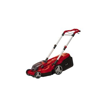 Einhell RASARRO Skubbe plæneklipper Batteri Sort, Rød
