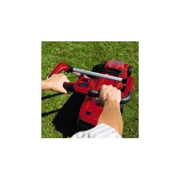 Einhell RASARRO Skubbe plæneklipper Batteri Sort, Rød