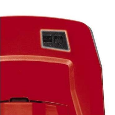 Einhell RASARRO Skubbe plæneklipper Batteri Sort, Rød