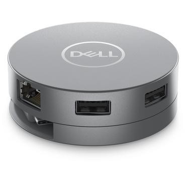 DELL DA305 Ledningsført USB 3.2 Gen 2 (3.1 Gen 2) Type-C Sølv
