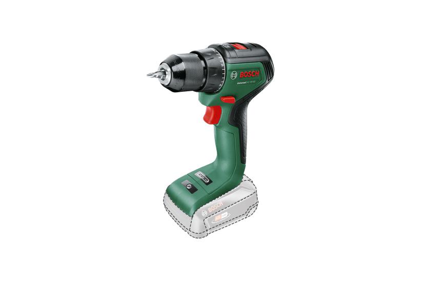 Bosch UniversalDrill 18V-60 - bor/drivrutin - ledningfri - 2-hastigheter - intet batteri, ingen laddare