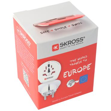 SKROSS Country Adapter Strømtype F Stik