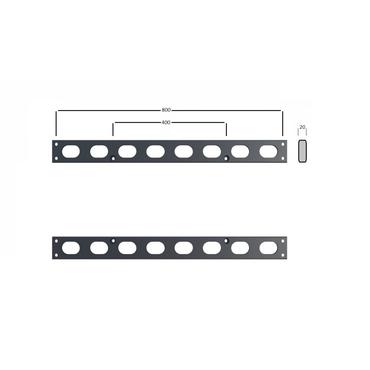 Multibrackets M Extender Kit Push SD - monteringskomponent - för LCD-display - svart