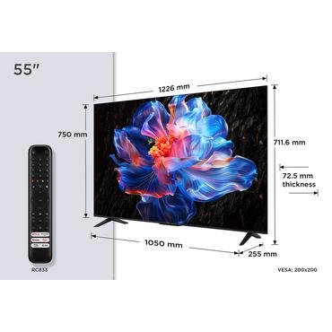 TCL V6C 55V6C TV 139,7 cm (55") 4K Ultra HD Smart TV Wi-Fi Metallic 270 cd/m²
