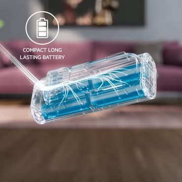 AEG AP71A142XN Batteri Dry Hygiejnefilter Poseløs Blå 4 At