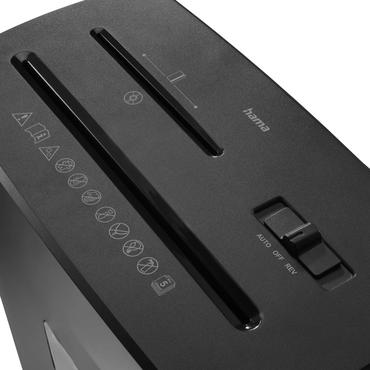 Hama Prime M50CD-B papirmakulator Mikromakulering 68 dB 22 cm Sort