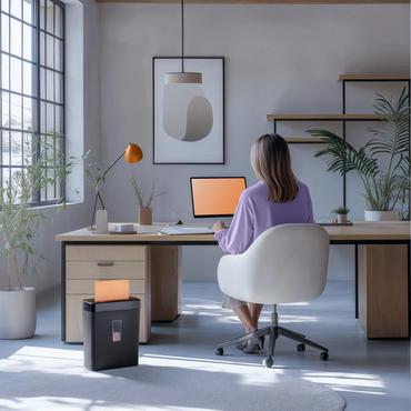 Hama Prime M50CD-B papirmakulator Mikromakulering 68 dB 22 cm Sort