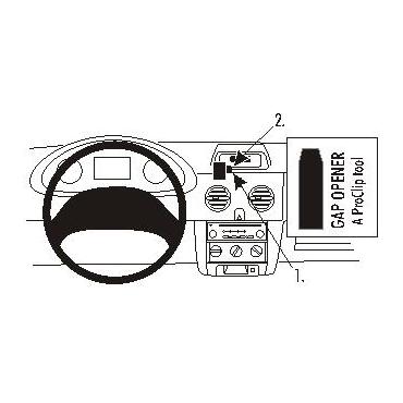 Brodit ProClip Center mount - montering för mobiltelefon