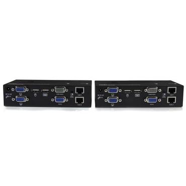 StarTech.com USB dubbel-VGA via Cat5 KVM-enhetsförlängare