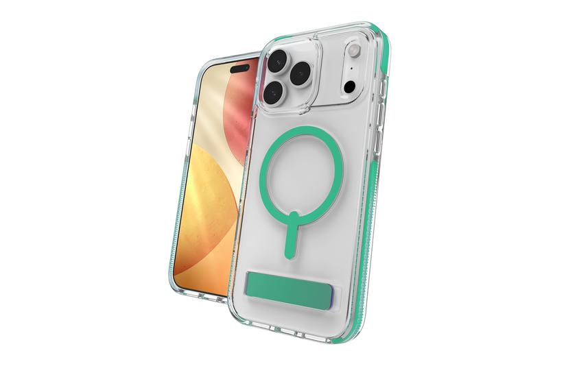 ZAGG Santa Cruz Snap Kickstand mobiltelefon etui 17,5 cm (6.9") Cover Gr&oslash;n, Transparent