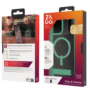 ZAGG Santa Cruz Snap Kickstand mobiltelefon etui 17,5 cm (6.9") Cover Gr&oslash;n, Transparent