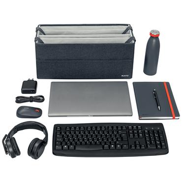 Taske Hot Desking stof gr&aring;