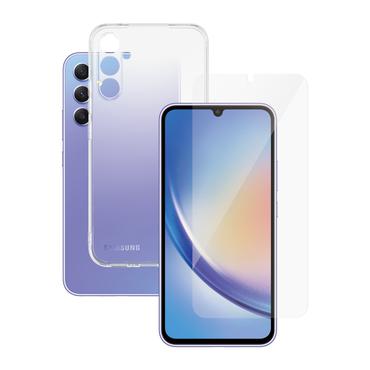 TPU CASE+TEMPERED GLASS GALAXY