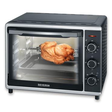 Severin TO 2056 toaster ovn 30 L Sort, Rustfrit st&aring;l Grill