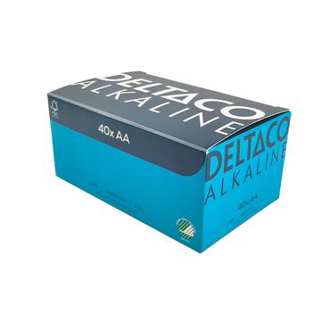 Deltaco AA alkaline 40-pack
