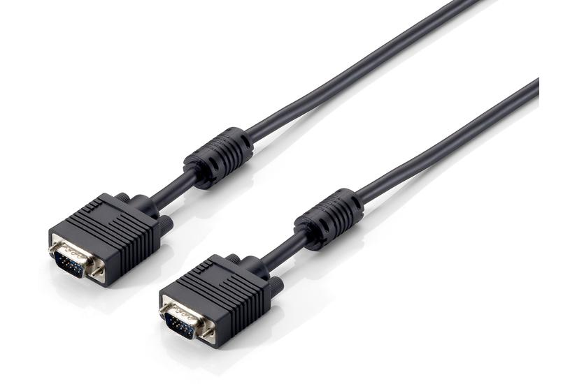 Equip 118813 VGA kabel 8 m VGA (D-Sub) Sort