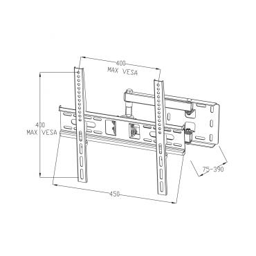 ART RAMT AR-53 tv-beslag