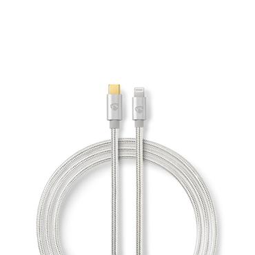 Nedis Lightning-kabel - Lightning / USB - 2 m