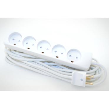 EL-stikdåse med 5 udtag