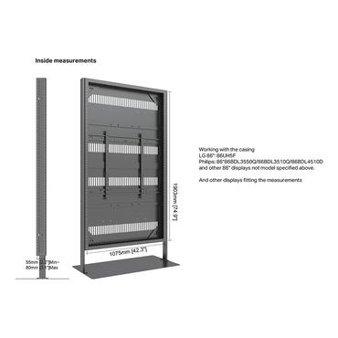 Multibrackets M Pro Series - Enclosure