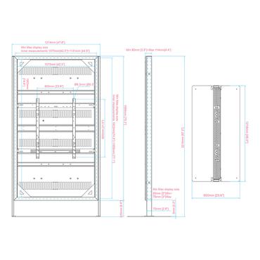 Multibrackets M Pro Series - Enclosure