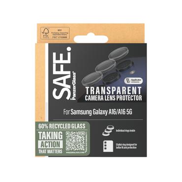 PanzerGlass SAFE. by &reg; Kameralinsebeskytter Transparent Samsung Galaxy A16 4G | A16 5G