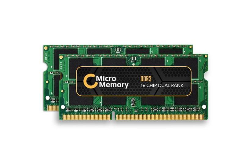 CoreParts - 16GB:2x8GB - DDR3 RAM - 1600MHz - SO DIMM 204-PIN - Ikke-ECC
