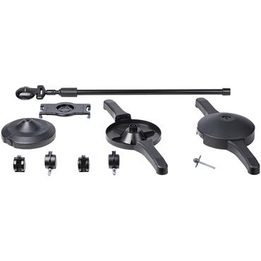 StarTech.com Mobile Tablet Stand w/ Lockable Wheels, Height Adjustable Cart, Universal Rolling Floor Stand for Tablets from 7-11in, Portable Tablet Stand w/ Detachable Tablet Holder, TAA - Ergonomic Tablet Stand vagn - f&ouml;r surfplatta