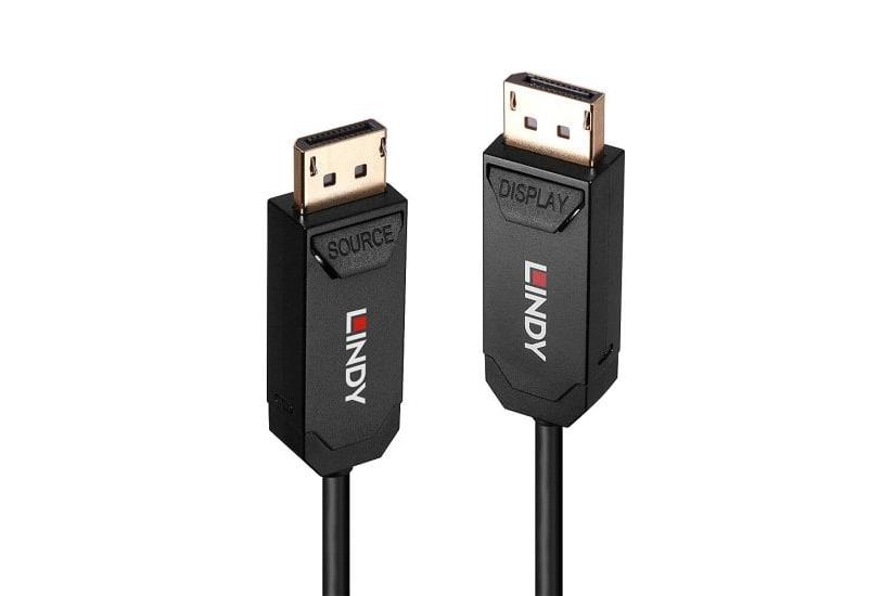 Lindy 20m Fibre Optic Hybrid DP 2.0 UBHR10 Kabel 40Gbps, bis 8K60 (38522)