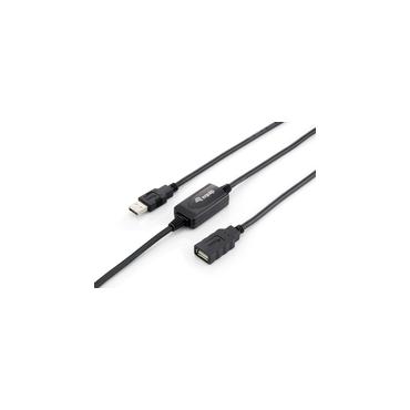 Equip 133310 USB-kabel USB 2.0 10 m USB A Sort