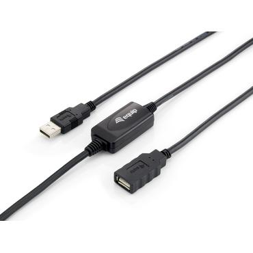 Equip 133310 USB-kabel USB 2.0 10 m USB A Sort