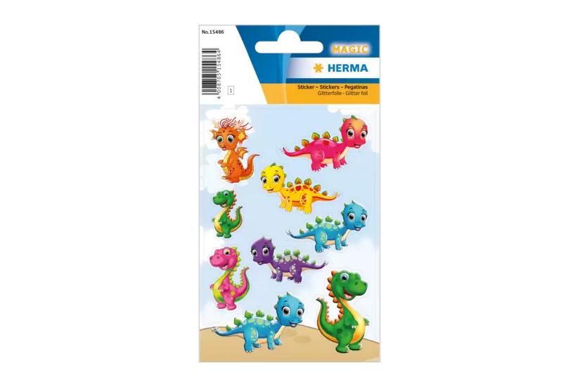 Herma stickers Magic baby dinos foil (1)