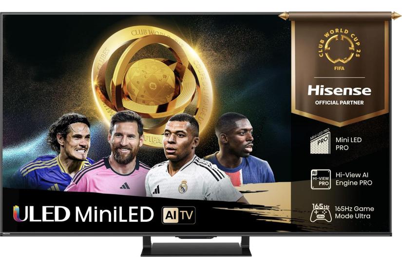 Hisense 55U7Q PRO 139,7 cm (55") 4K Ultra HD Smart TV Wi-Fi Sort 500 cd/m²
