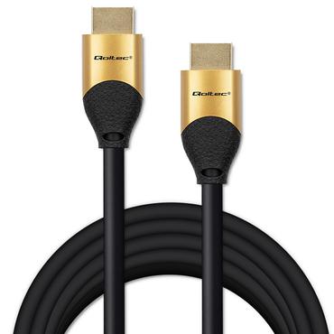 Qoltec GOLD - HDMI-kabel med Ethernet - 5 m