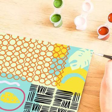 Ravensburger 23639 male side & bog Farve efter talsæt