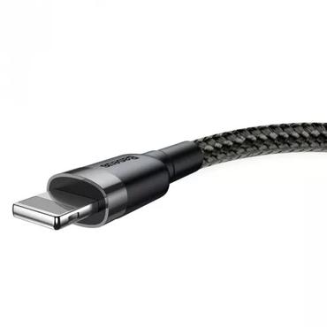 Baseus Cafule USB to Lightning, 2.4A, 0,5m - Grey/Black