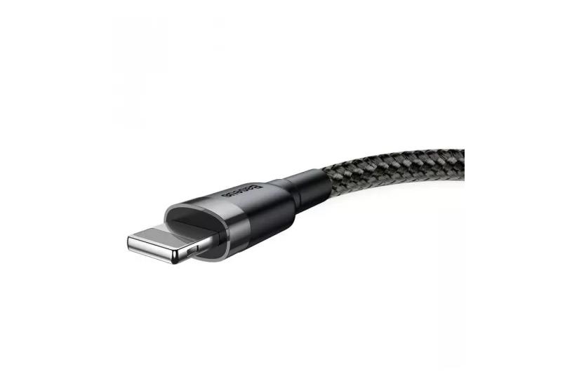 Baseus Cafule USB to Lightning, 2.4A, 0,5m - Grey/Black