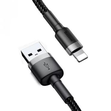 Baseus Cafule USB to Lightning, 2.4A, 0,5m - Grey/Black
