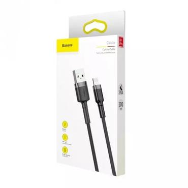 Baseus Cafule USB to Lightning, 2.4A, 0,5m - Grey/Black