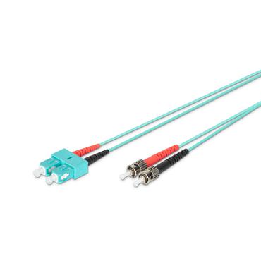 Digitus DK-2512-01/3 InfiniBand og fiberoptisk kabel 1 m ST SC I-VH Turkisfarve