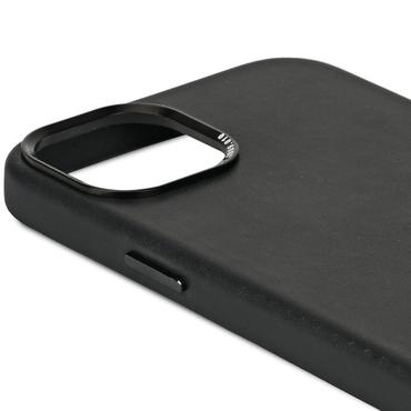 Decoded Leather Backcover f&uuml;r iPhone 15 Plus Black