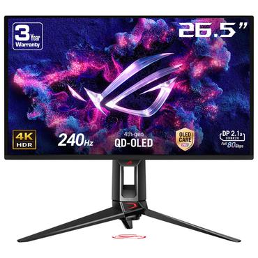 ASUS ROG Swift OLED PG27UCDM sk&auml;rm - 27" - AMD FreeSync Premium Pro, NVIDIA G-SYNC Compatible, VESA Adaptive-Sync - 0,03ms - 4K 3840x2160 vid 240Hz
